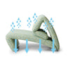 Desede Switzerland Outdoor-Liege aus wasserabweisendem Stoff in Grün mit innovativem Design.
