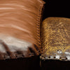 Braunes Ledersofa von Desede Switzerland mit handgenähten Details und Vintage-Optik.